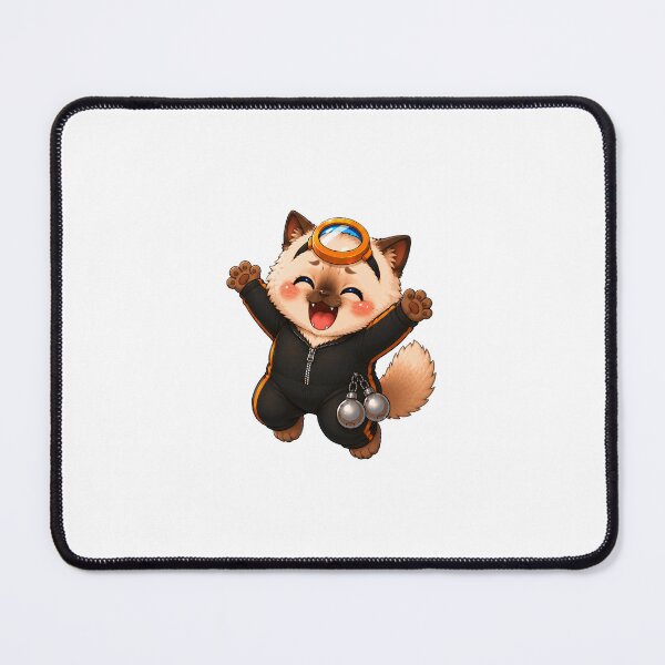 Item preview, KOREA HAENAM - Cute Chibi Ragdoll Cat Hooray Celebration Sticker designed and sold by KOREA-HAENAM.