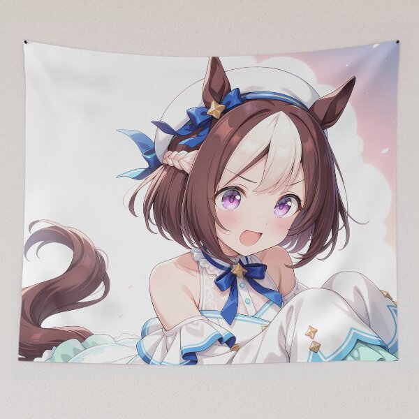 Item preview, Special Week Uma Musume Pretty Derby Blue Idol Spirit designed and sold by bystudiolereve.