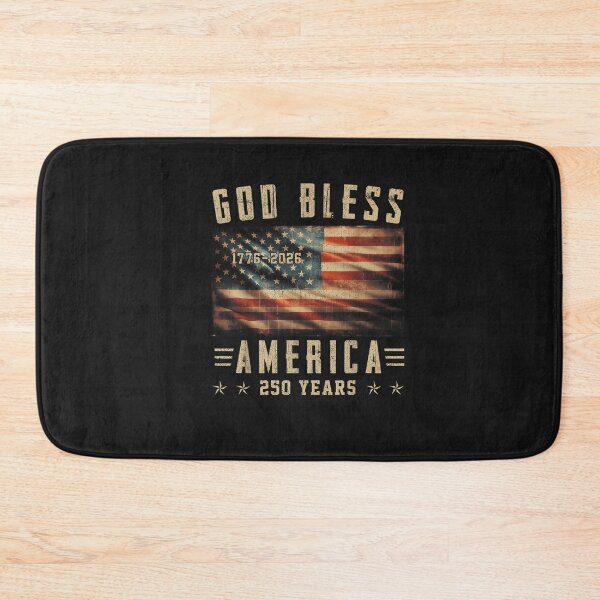 Item preview, God Bless America 250 Years 1776 2026 US Flag 4th of July designed and sold by FrankIsabel.