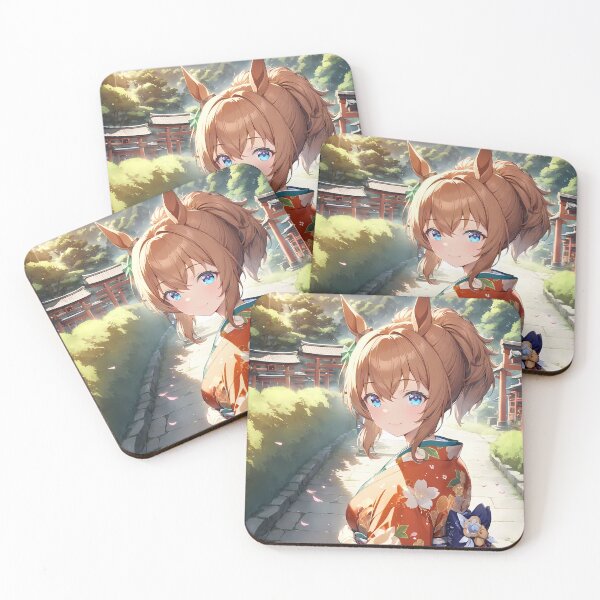 Item preview, Taiki Shuttle Uma Musume Sunset Kimono Garden designed and sold by bystudiolereve.
