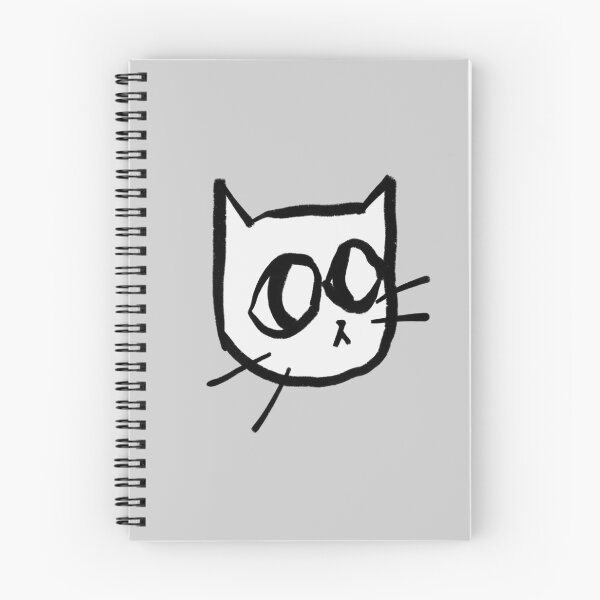 Item preview, Big Sad Eye Cat Doodle designed and sold by sunlucky.