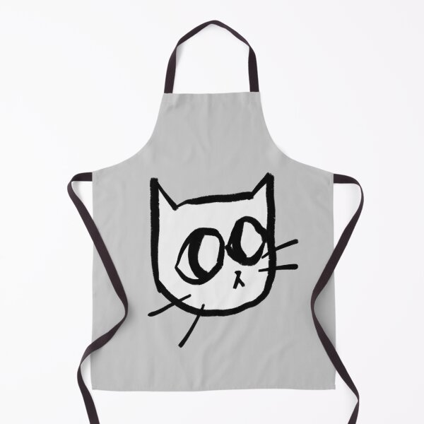 Item preview, Big Sad Eye Cat Doodle designed and sold by sunlucky.