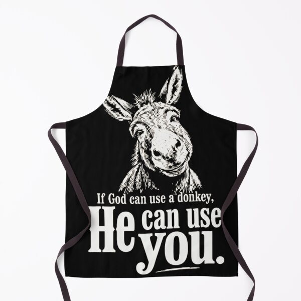 Item preview, Inspirational Christian Donkey Quote - If God Can Use A Donkey He Can Use You Sketch designed and sold by haitrieuic96.