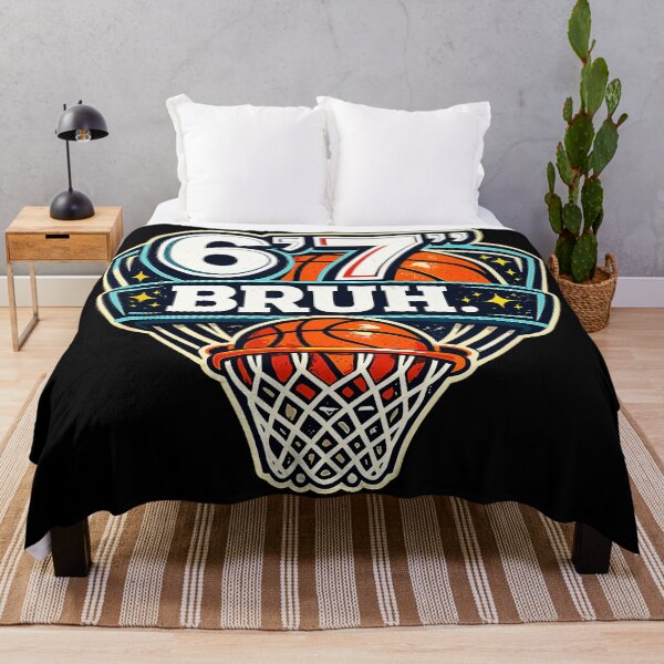 Item preview, 67 Bruh Basketball Humor with Retro Sports Game Vibes designed and sold by allistermariam.