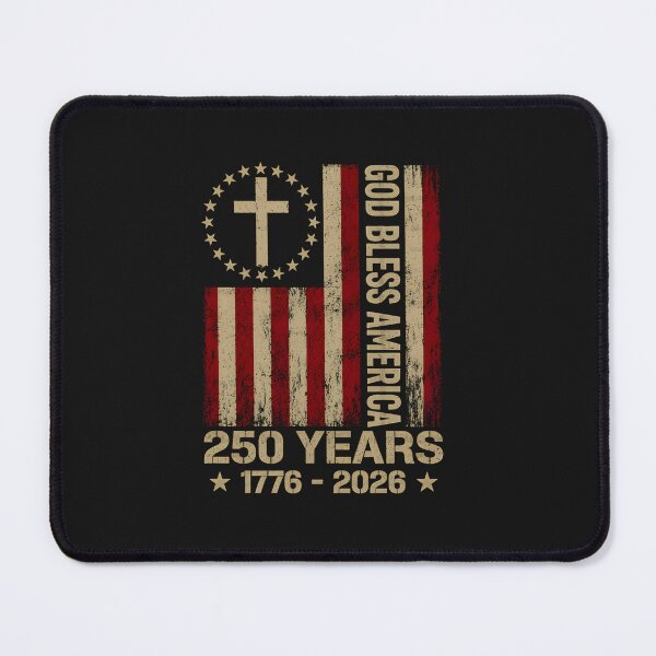 Item preview, God Bless America 250 Years 1776-2026 Christian Cross Flag mens designed and sold by FrankIsabel.