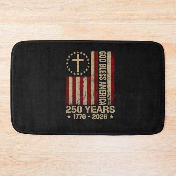 Item preview, God Bless America 250 Years 1776-2026 Christian Cross Flag mens designed and sold by FrankIsabel.