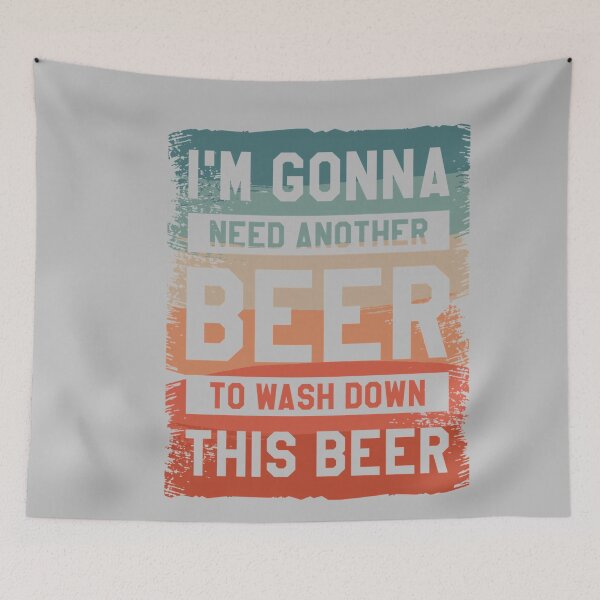 Item preview, Mens I'm Gonna Need Another Beer to Wash Down This Beer Brewer Performance designed and sold by mjohnson9.