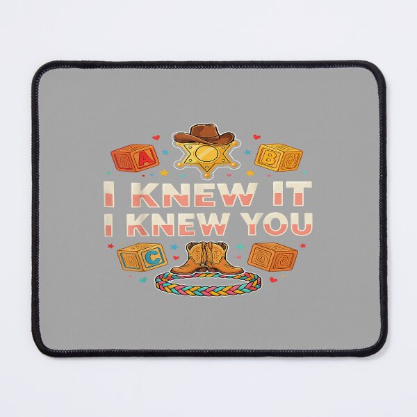 Item preview, I Knew It I Knew You Cute Cowboy Baby Theme designed and sold by ArleneRowe.