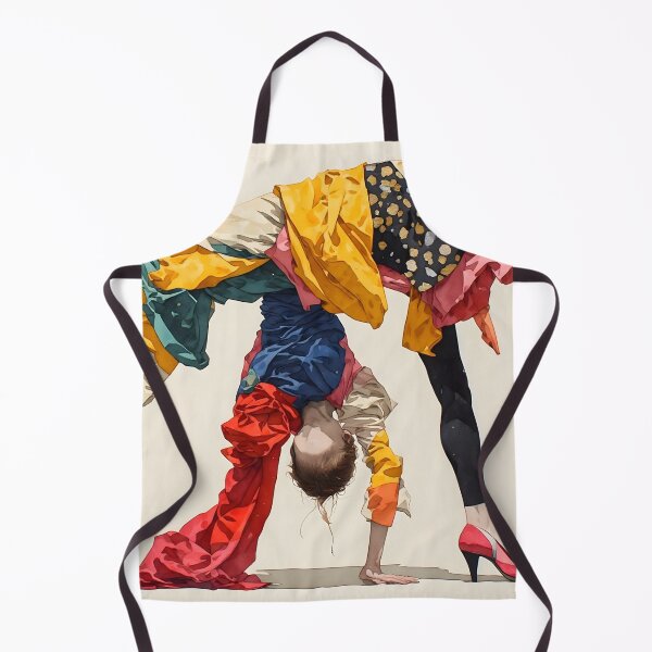 Item preview, The Upside Down Colourful Fashionista designed and sold by UrbanTempleArt.