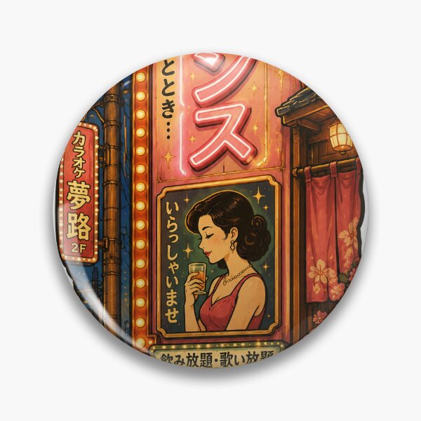Item preview, Showa Snack Bar Sign Sticker | Retro Snack Roman Japanese Neon Night Art designed and sold by SeiMeets.
