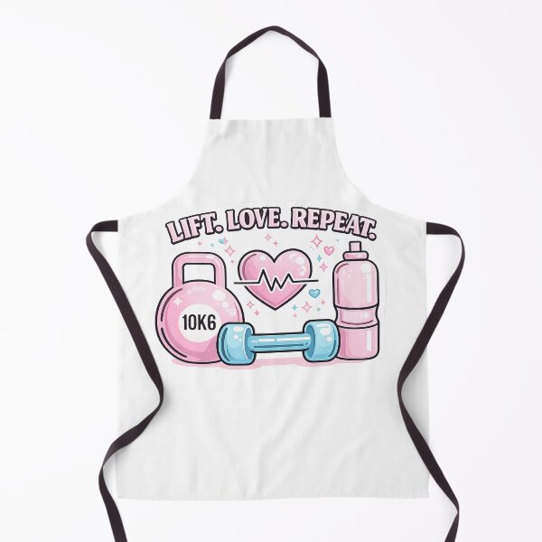 Item preview, Lift Love Repeat Cute Kawaii Pastel Gym Workout designed and sold by Digistore1221.