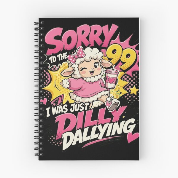 Item preview, Cute Sheep Dilly Dallying Procrastination Kawaii Meme designed and sold by haitrieuic96.
