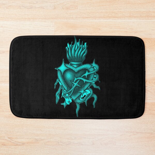 Item preview, Metallic Emerald Green Sacred Heart Cyber Aesthetic designed and sold by Ideniquo.