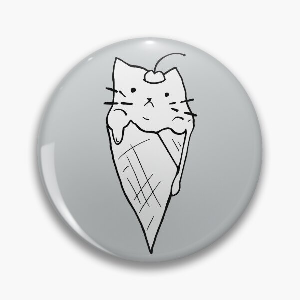 Item preview, Ice Cream Cone Cat Doodle designed and sold by sunlucky.