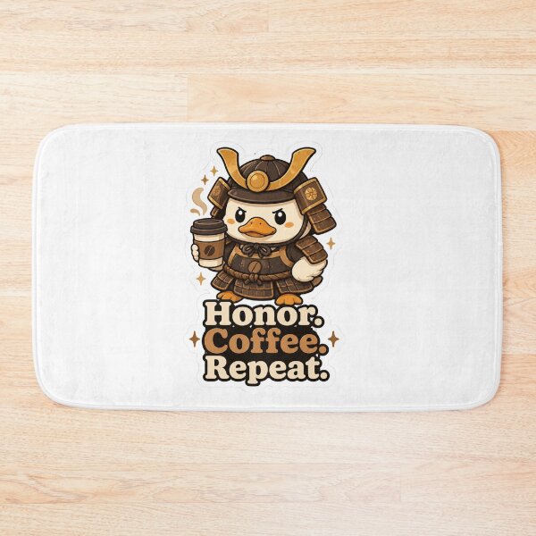Item preview, Honor Coffee Repeat Samurai Duck Coffee Lover Shirt | Cute Kawaii Coffee Duck Gift for Barista, Espresso Lover & Caffeine Addict designed and sold by MrDev.