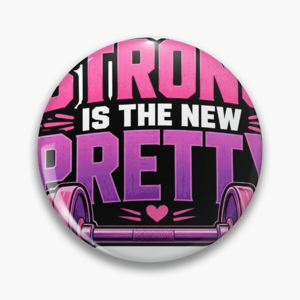 Item preview, Strong Is The New Pretty Cute Female Gym Barbell designed and sold by Digistore1221.
