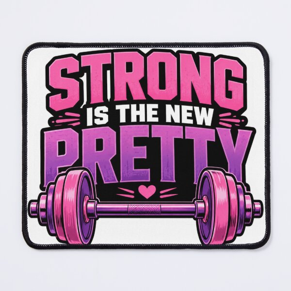 Item preview, Strong Is The New Pretty Cute Female Gym Barbell designed and sold by Digistore1221.