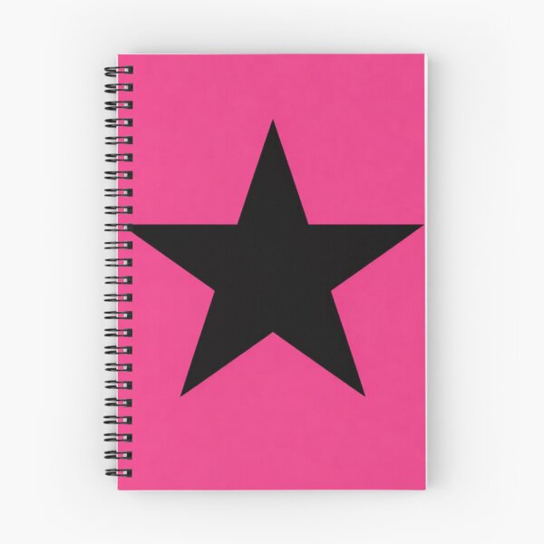 Item preview, Black star with pink background  designed and sold by alleycatt111.