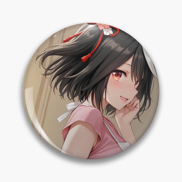 Item preview, Kitasan Black Uma Musume Pink Apron Side Glance designed and sold by MicaheHaffner.