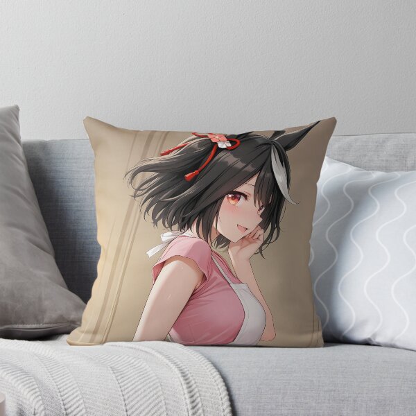 Item preview, Kitasan Black Uma Musume Pink Apron Side Glance designed and sold by MicaheHaffner.