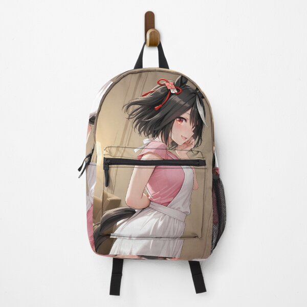 Item preview, Kitasan Black Uma Musume Pink Apron Side Glance designed and sold by MicaheHaffner.