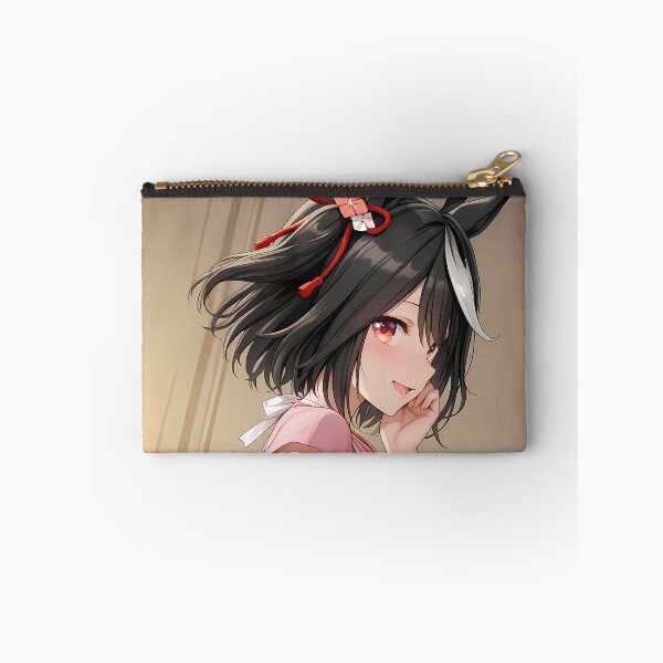 Item preview, Kitasan Black Uma Musume Pink Apron Side Glance designed and sold by MicaheHaffner.