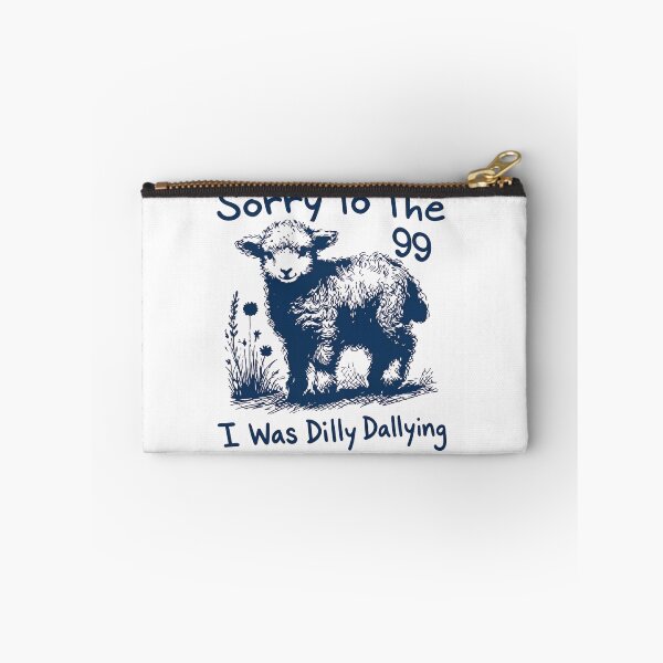 Item preview, Sorry To The 99 I Was Dilly Dallying Funny Lamb Vintage Illustration designed and sold by haitrieuic96.