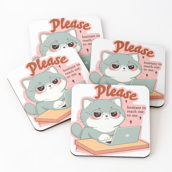 Item preview, Please Hesitate to Reach Out Cat designed and sold by Amberein.