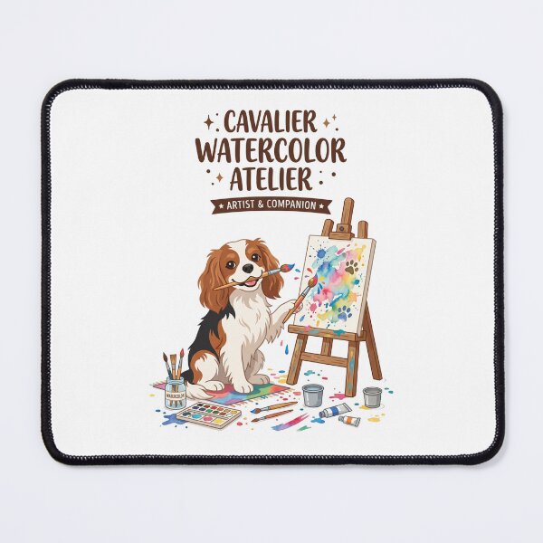 Item preview, Cavalier Watercolor Atelier Artist Paintbrush Fine Art designed and sold by PictoVibe.