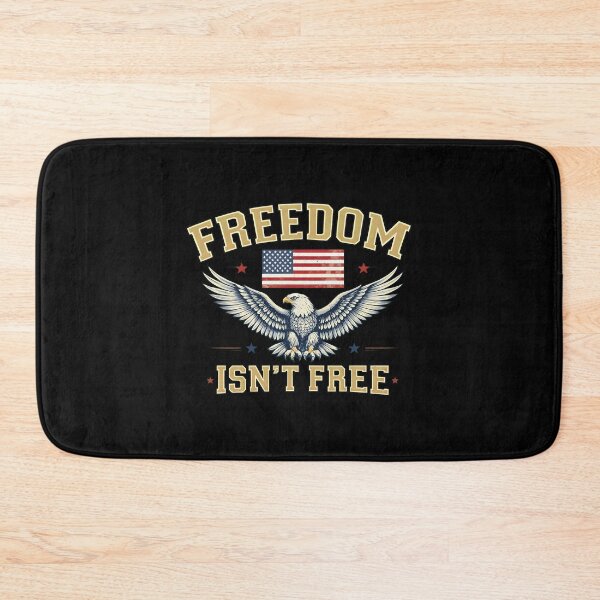 Item preview, Freedom Isn't Free USA Flag Eagle Independence Day July 4th designed and sold by thomas-frame.