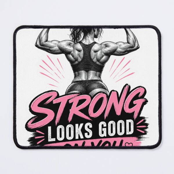Item preview, Strong Looks Good On You Funny Female Gym Workout designed and sold by Digistore1221.