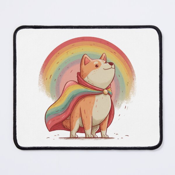 Item preview, Pride Shiba Inu Rainbow Cape Cute LGBTQ Dog designed and sold by Pride_Prints.