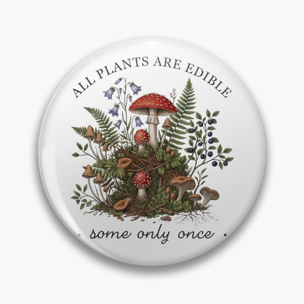 Item preview, Vintage All Plants Are Edible Some Only Once  designed and sold by charoen-design.
