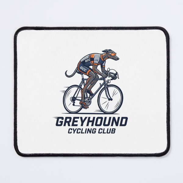 Item preview, Greyhound Cycling Club Road Bicycle Racer Dog designed and sold by PictoVibe.