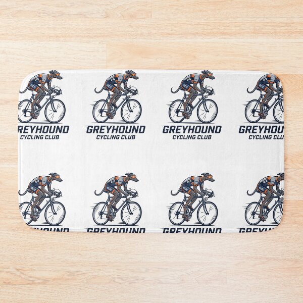 Item preview, Greyhound Cycling Club Road Bicycle Racer Dog designed and sold by PictoVibe.