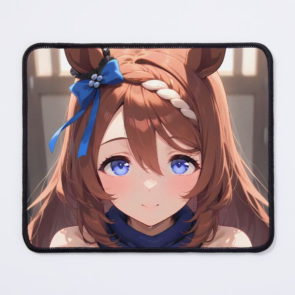 Item preview, Super Creek Uma Musume Pretty Derby Blue Dress Soft Smile designed and sold by MicaheHaffner.