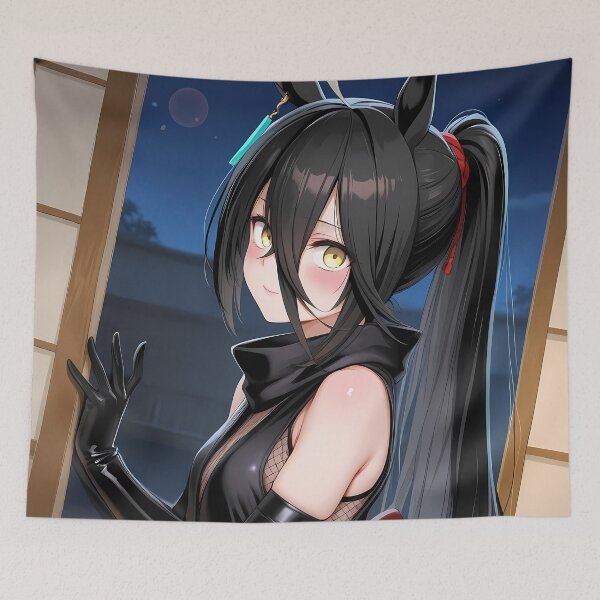Item preview, Manhattan Cafe Uma Musume Shoji Night Whisper designed and sold by MicaheHaffner.