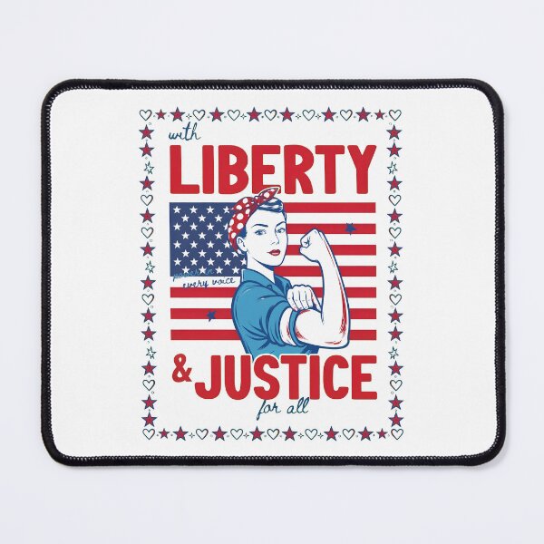 Item preview, Funny 4th of July with Liberty and Justice for All designed and sold by thomas-frame.