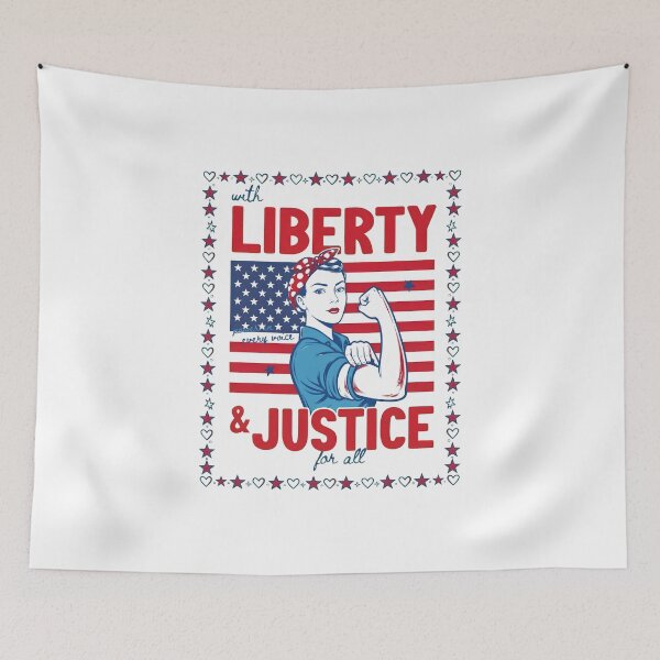 Item preview, Funny 4th of July with Liberty and Justice for All designed and sold by thomas-frame.