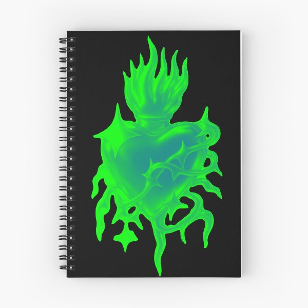 Item preview, Acid Green Neon Sacred Heart Cyber Rave Art designed and sold by Ideniquo.