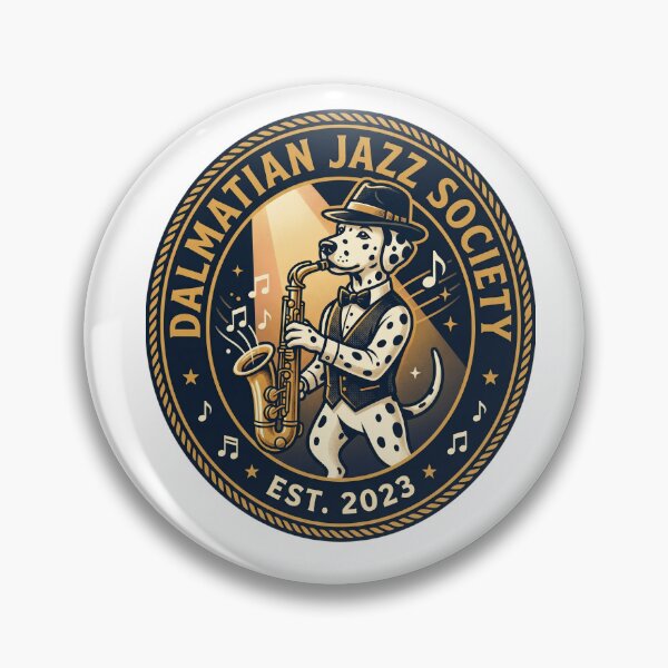 Item preview, Dalmatian Jazz Society Saxophone Musician Blues Dog designed and sold by PictoVibe.