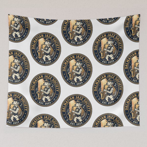 Item preview, Dalmatian Jazz Society Saxophone Musician Blues Dog designed and sold by PictoVibe.