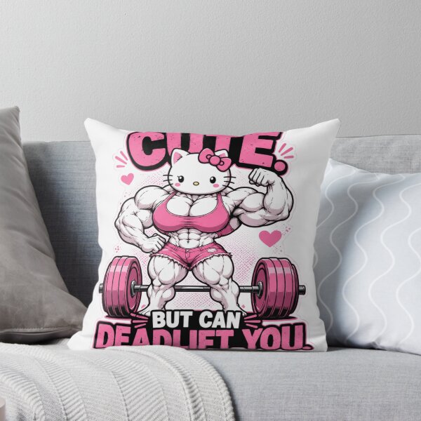 Item preview, Cute But Can Deadlift You Funny Kawaii Gym Workout designed and sold by Digistore1221.