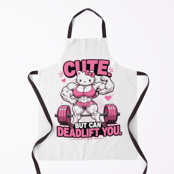 Item preview, Cute But Can Deadlift You Funny Kawaii Gym Workout designed and sold by Digistore1221.