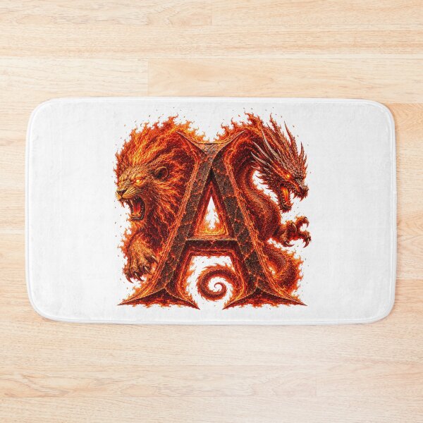 Item preview, Emberborn Zodiac Letter A designed and sold by BlissBlvdShop.