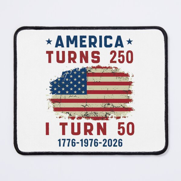 Item preview, Funny America Turns 250 I Turn 50 1976 50th Birthday designed and sold by thomas-frame.