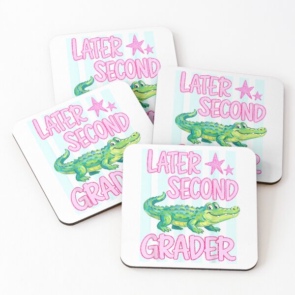 Item preview, Later Second Grader Alligator Meme Happy Last Day of School T-Shirt designed and sold by ‘Nothing Scares Me’ Store.