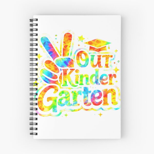 Item preview, Last Day School Peace Out Kindergarten Tie Dye Teacher Kid T-Shirt designed and sold by Voila-creative.