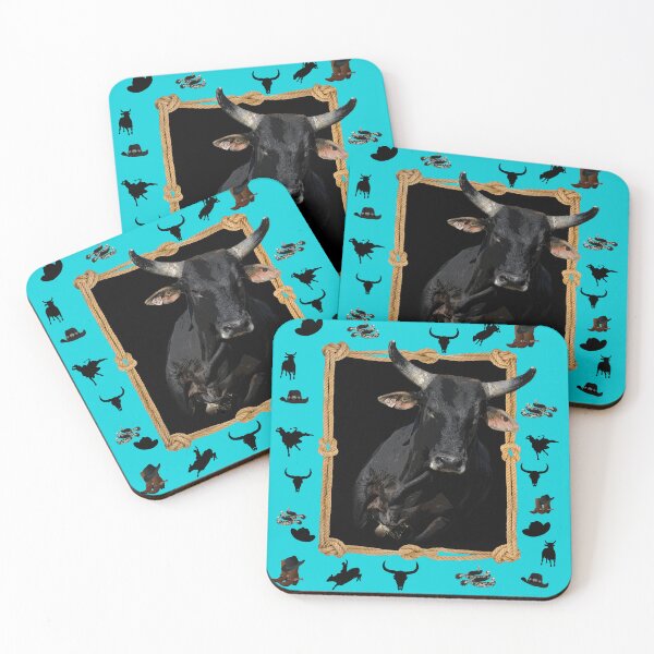 Item preview, BULL AT A GATE, RODEO QUOTES designed and sold by Barbara Jean Photo Art And Design.