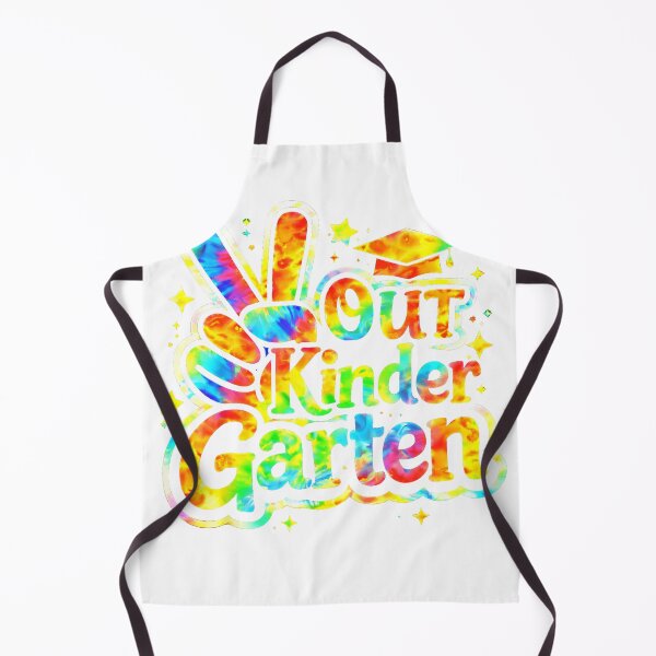 Item preview, Last Day School Peace Out Kindergarten Tie Dye Teacher Kid T-Shirt designed and sold by Voila-creative.